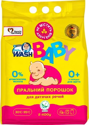 Порошок для стирки Doctor Wash Baby для детской одежды 2.4 кг (4260637722034) VZВ00299540NF фото