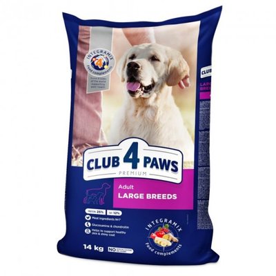 Сухой корм Club 4 Paws Premium для собак для больших пород 14 кг (4820215366298) VZ000072763F фото