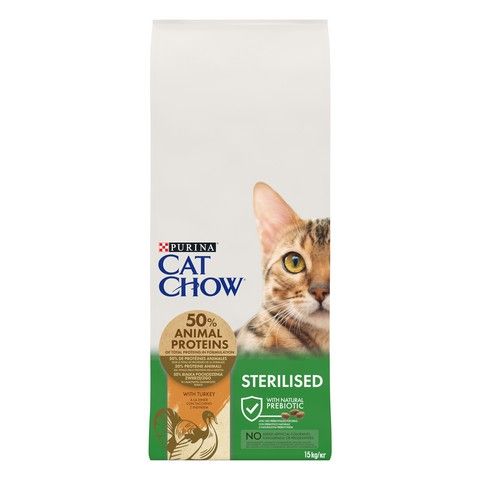 Сухой корм Cat Chow Sterilized для стерилизованных кошек с индейкой 1.5 кг ( 7613287329592) VZ000073426F фото