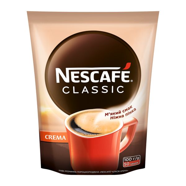 Кофе Nescafe Classic Crema растворимый 100 г (7613036402545) VZ000077170F фото