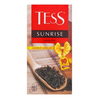 Чай TESS Sunrise чорний 60 х 1.8 г (4823096807515) VZ000071077F фото