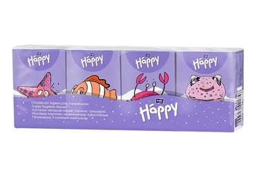 Платки бумажные носовые гигиенические трехслойные Bella Baby Happy.(9x8шт)(5900516421755) VZВ00148227NF фото