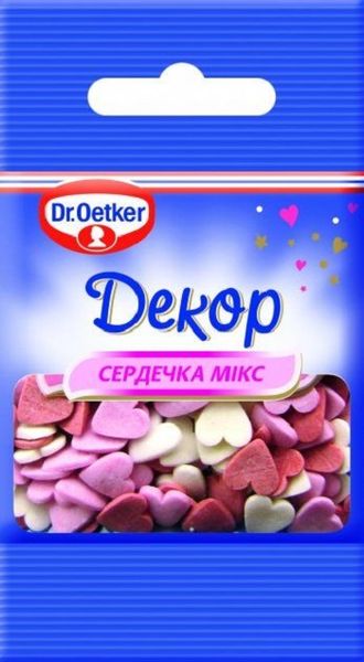 Посыпка Dr. Oetker "Сердечко микс" 10 г (5907707057625) VZ000027895F фото