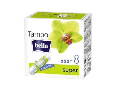Гігієнічні тампони Bella Tampo Premium Comfort Super 8 шт. (5900516320331) VZВ00190036NF фото