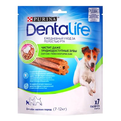Ласощі Purina DentaLife для собак малих порід 115 г. (7613036454087) VZ000070414F фото