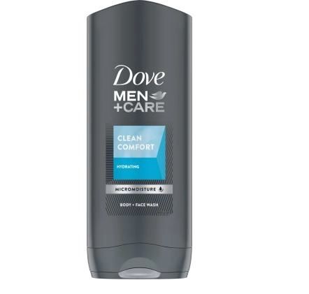 Гель для душу Dove Men+Care Чистота та комфорт 400 мл (8717644683149) VZВ00297317NF фото