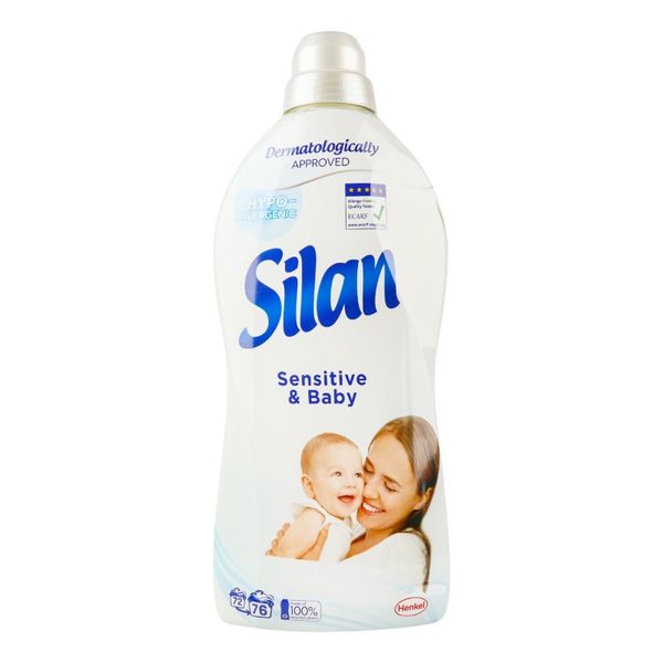 Ополаскиватель-кондиционер для белья Silan Sensitive & Baby 1.672 л (9000101590272) VZВ00305779NF фото