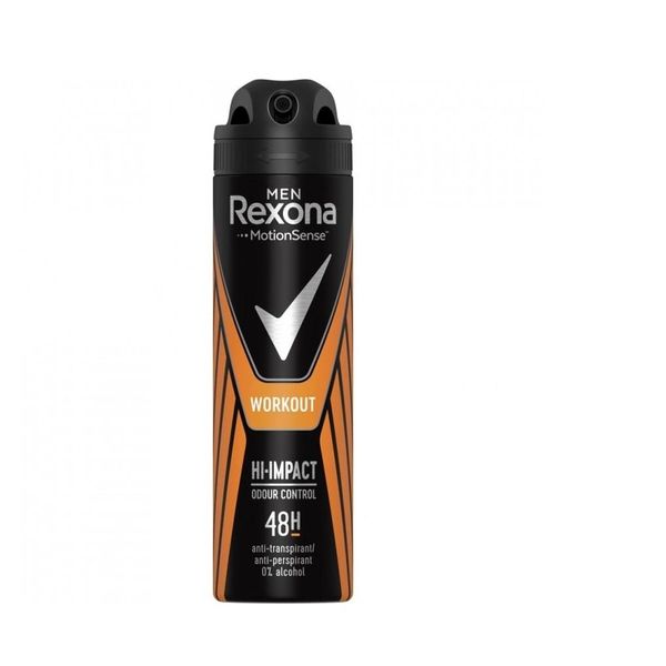 Антиперспирант-аэрозоль Rexona Men Workout 150 мл (8717163891735) VZВ00196223NF фото