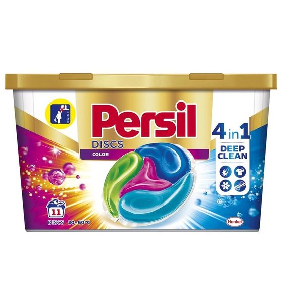 Капсулы для стирки Persil Discs Color Deep Clean 11 шт (9000101415919) VZВ00087502NF фото