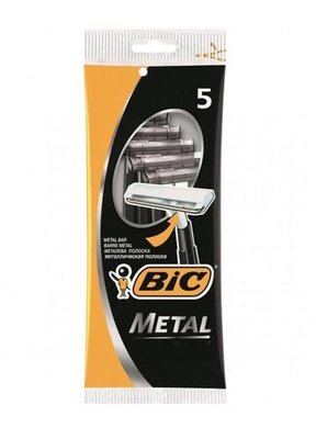 Набір бритв Bic Metal без змінних катриджів 5 шт (3086125705416) VZВ00148663NF фото