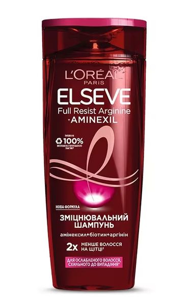 Шампунь для ослабленных, склонных к выпадению волос L'Oréal Paris Elseve Full Resist Arginine 400 мл (3600523898183) VZ22781    NF фото