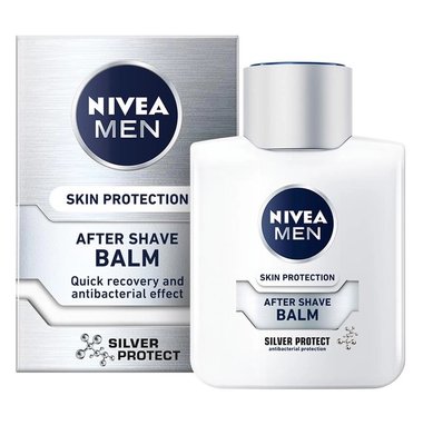 Бальзам після гоління Nivea Men Срібний захист з іонами срібла і екстрактом ромашки 100 мл (4005808571963) VZВ00280897NF фото