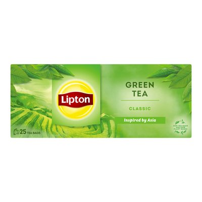 Чай Lipton Classic Green Tea зелений пакетований 25*1.5 г (8720608009787) VZ000074476F фото
