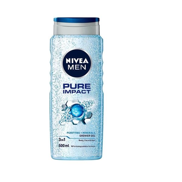 Гель для душа Nivea Заряд чистоты с очистительными микрочастицами 500 мл (4005900420220) VZВ00280477NF фото