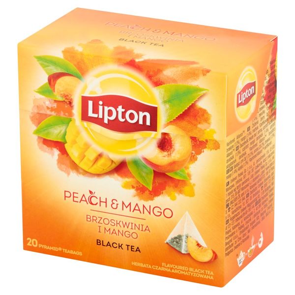 Чай Lipton Peach Mango черный пакетированный 20 шт (4823084201196) VZ000074338F фото