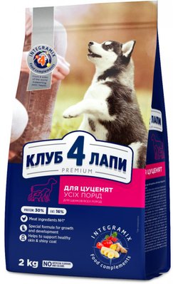 Сухий корм Club 4 Paws Premium для цуценят з високим вмістом курки 2 кг.(4820083909450) VZ000028859F фото