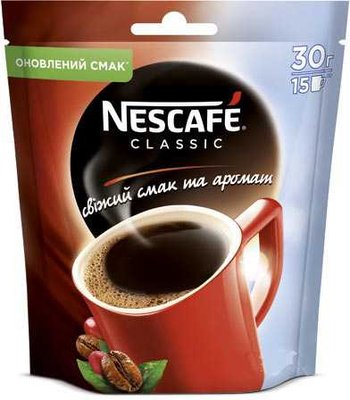 Кофе Nescafe classic растворимый 30г (4823000919709) VZ000077220F фото