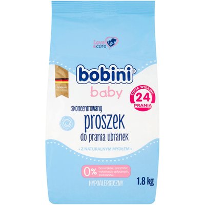 Порошок для стирки Bobini Baby Universal для детской одежды 1,8 кг (4013356244918) VZ000076514F фото