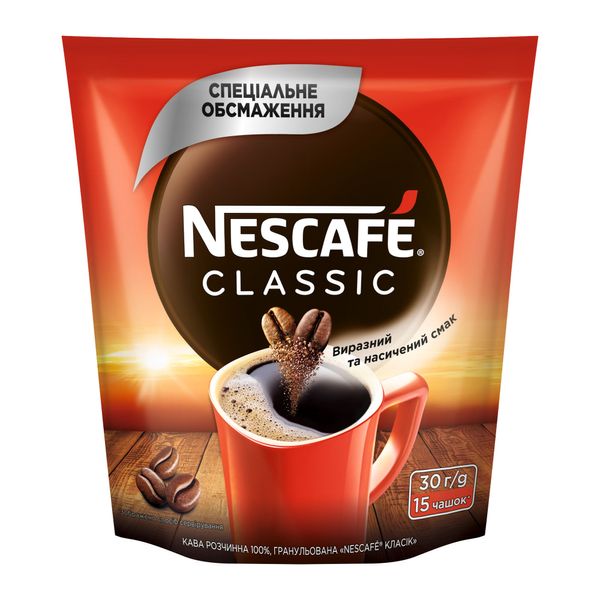 Кофе Nescafe classic растворимый 30г (4823000919709) VZ000077220F фото