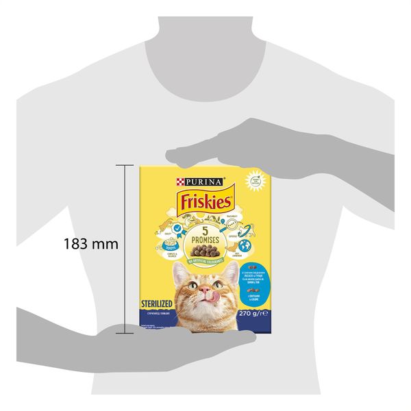 Сухой корм Friskies Sterilized Cats для стерилизованных кошек с лососем и овощами 270 г. (7613035352346) VZ000071123F фото