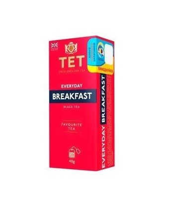 Чай TET Everyday Breakfast черный байховый мелкий 20 х 2 г (5060846022876) VZ000077053F фото