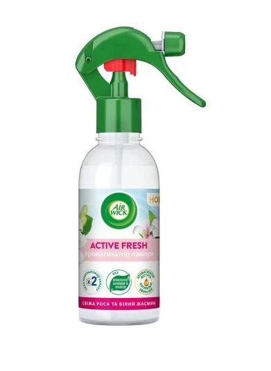 Ароматизатор воздуха Air Wick Active Fresh Свежая роса и белый жасмин, 237 мл (4820232970904) VZВ00313609NF фото