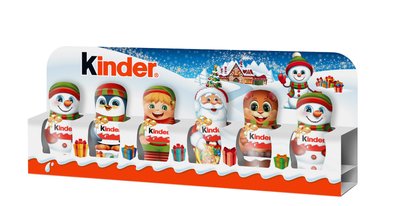 Набор новогодних шоколадных фигурок Kinder 15 г х 6 шт (8000500096017) VZ000049583F фото