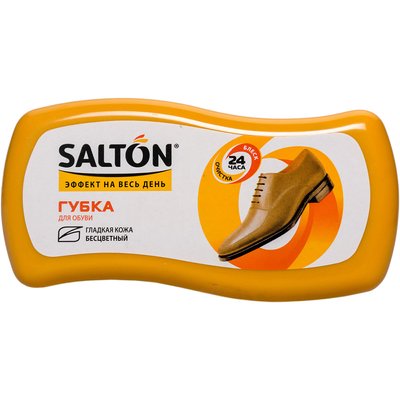 Губка для взуття з гладкої шкіри безкольорова Comfort Salton 1шт.(6928305900013) VZВ00293848NF фото
